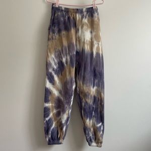 Tie dye sweat pants